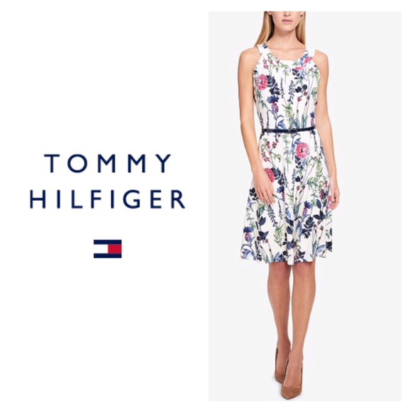 Tommy Hilfiger Dresses & Skirts - SOLD Tommy Hilfiger Print Sleeveless A-Line Dress